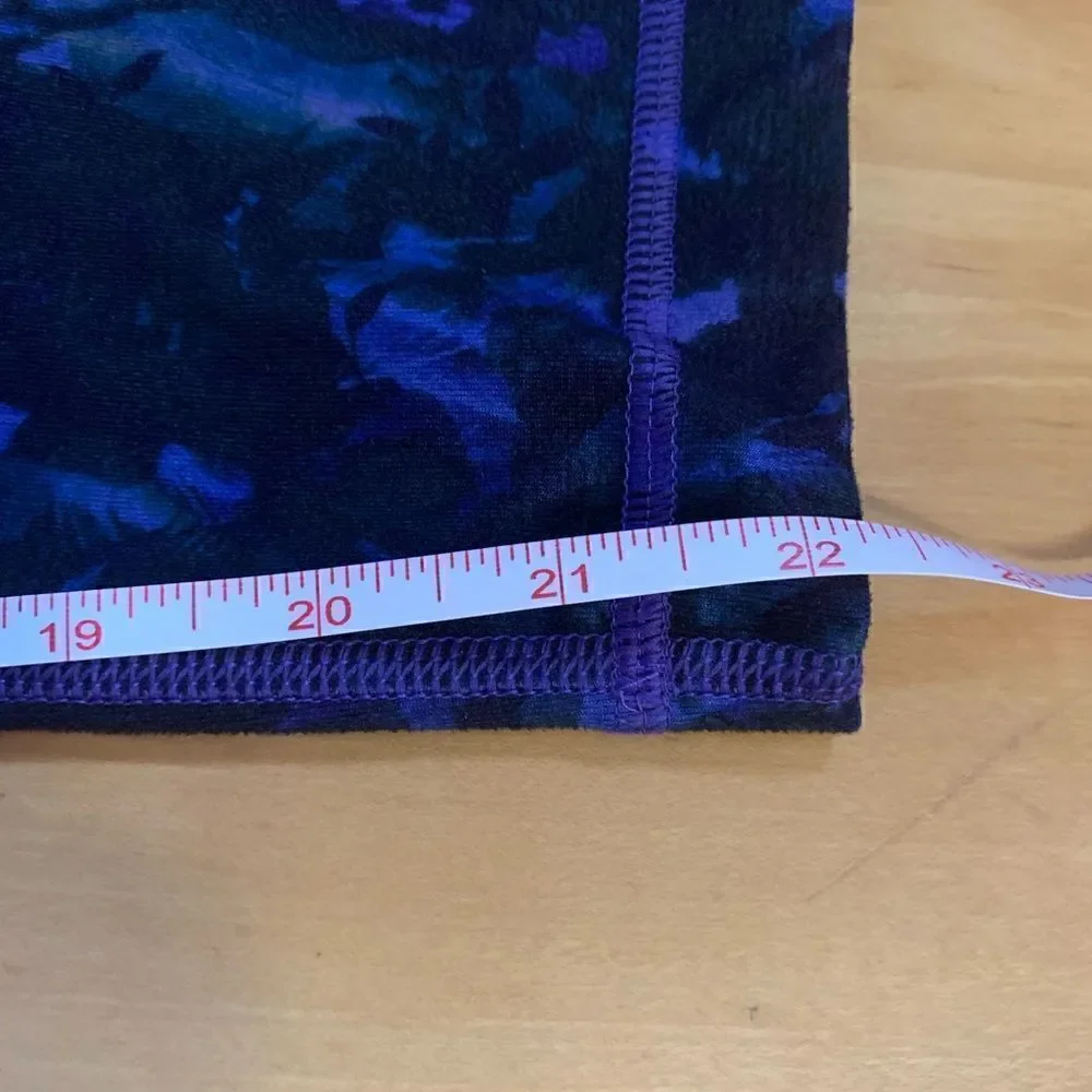 Lululemon Aligns in Purple, Dark Blue, Green and Black Size 6